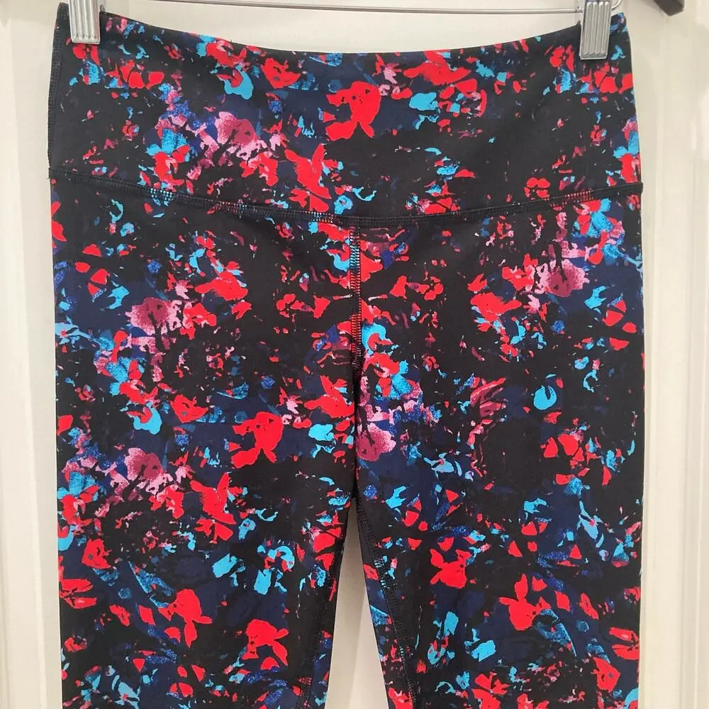 Z by Zella Black, Red & Blue Activewear Leggings Size Small - Picture 3 of 9